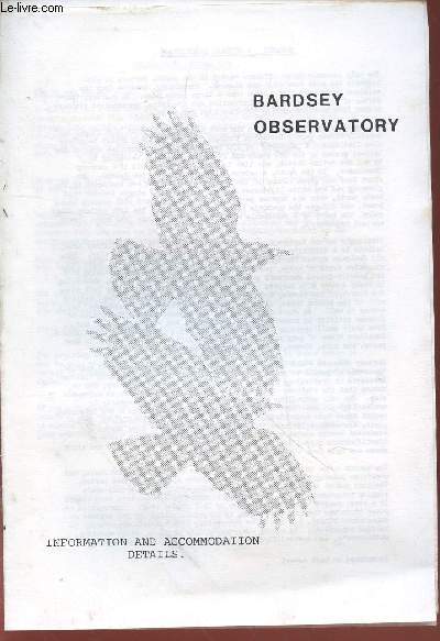 Bardsey Observatory : Information and accomodation details.