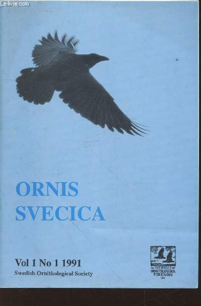 Ornis Svecica Vol. 1 n1 - 1991. Sommaire : Distribution, reproductive success, and population trends in the Dunlin Calidris alpina schinzii on the Swedish west coast - Great Tits incubatin empty nest cups - etc.