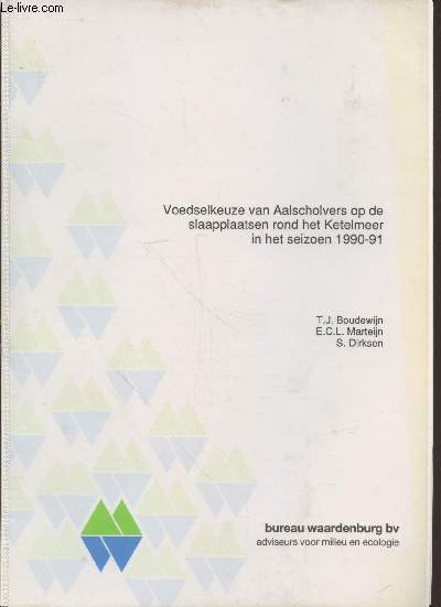 Voedselkeuze van Aalscholvers op de slaapplaatsen rond het Ketelmeer in het seizoen 1990-91