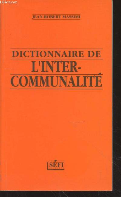 Dictionnaire de l'inter-communalit