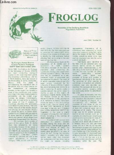 Brochure Froglog n63 : Newsletter of the Declining Amphibian Populations Task Force