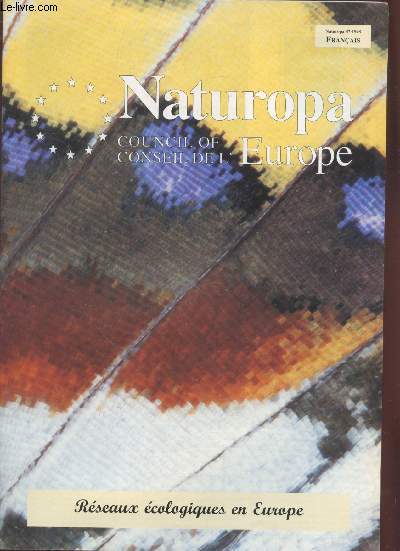 Naturopa Conseil de l'Europe 87-1998 : Rseaux cologiques en Europoe. Sommaire : Le couloir cologique de la valle de la Vistule - Un rseau europen pour la loutre - Amnagement d'un site au Royaume-Uni etc.