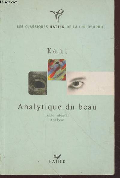 Analytique du beau (Collection : 