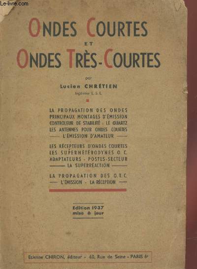 Ondes courtes et ondes trs courtes