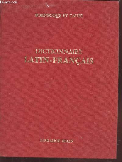 Dictionnaire Latin-Franais