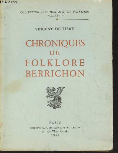 Chroniques de folklore berrichon (Collection : 