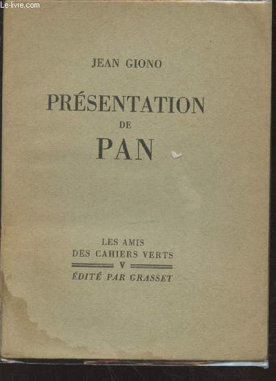 Prsentation de Pan (Collection : 
