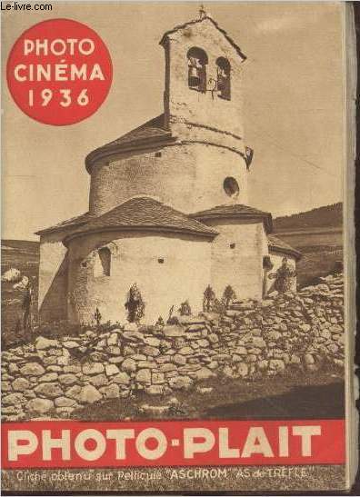 Catalogue Photo-Plait : Photo, Cinma 1936