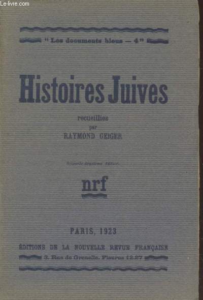 Histoires Juives (Collection : 