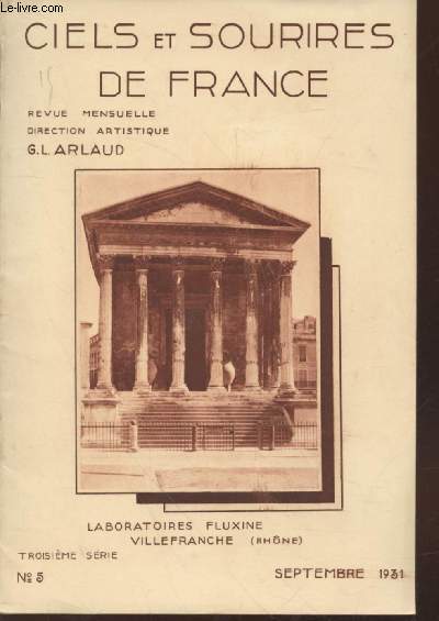 Ciels et Sourires de France Troisime Srie n5 Septembre 1931