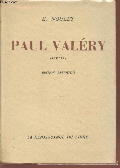 Paul Valry (Etudes)