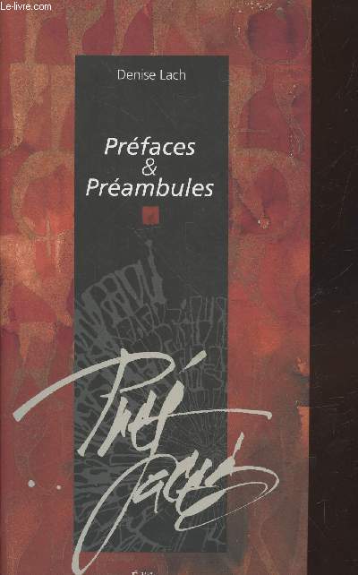 Prfaces & Prambules