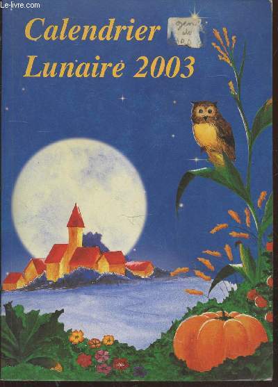 Calendrier Lunaire 2003