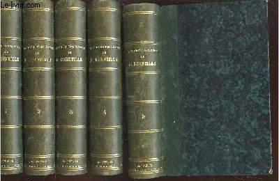 Oeuvres compltes de P. Corneille suivies des oeuvres choisies de Thomas Corneille - Tome 1  5 (complet en 5 volumes)