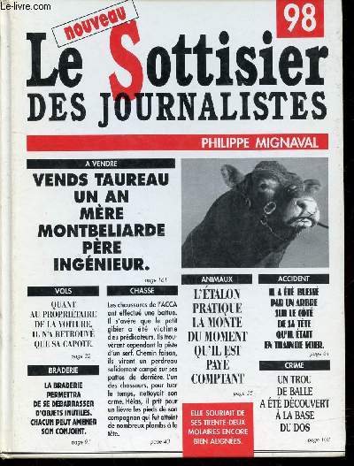 Le sottiseur des journalistes 1998