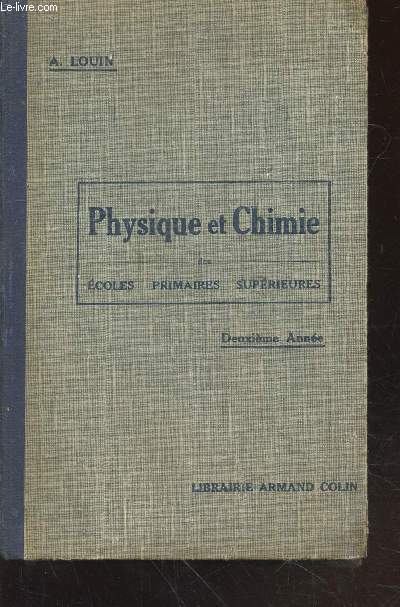 Physique et Chimie - Deuxime anne (Collection :