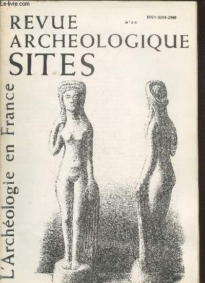 Revue Archologique Sites - L'Archologie en France n44. Sommaire: La draperie des 