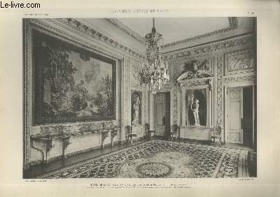 Htel de la Tour d'Auvergne, avenue de la Motte-Picquet n2 salle  manger. Reconstitution de la salle  manger de l'htel de Crillon - Planche n37 en noir et blanc extraite de l'ouvrage 