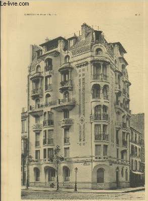 Maison de Rapport 1, rue Boulard  Paris - Planche en noir et blanc n15 extraite de l'ouvrage 