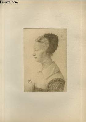 Portrait de Franoise Hsque seconde Femme du peintre - Ecole Franaise XVII sicle - Planche extraite de l'ouvrage 