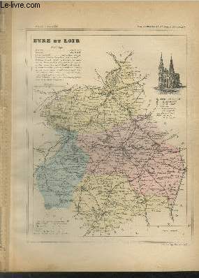 Carte du dpartement d'Eure et Loir