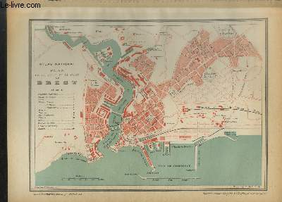 Plan de la ville et du port de Brest
