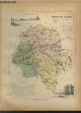 Carte du dpartement d'Indre et Loire