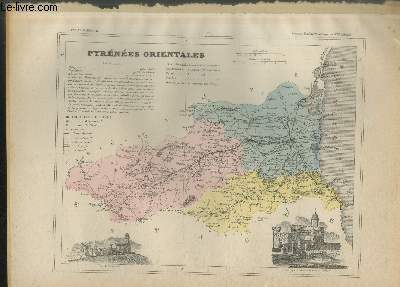 Carte du dpartement des Pyrnes Orientales