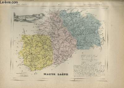 Carte du dpartement de la Haute-Sane