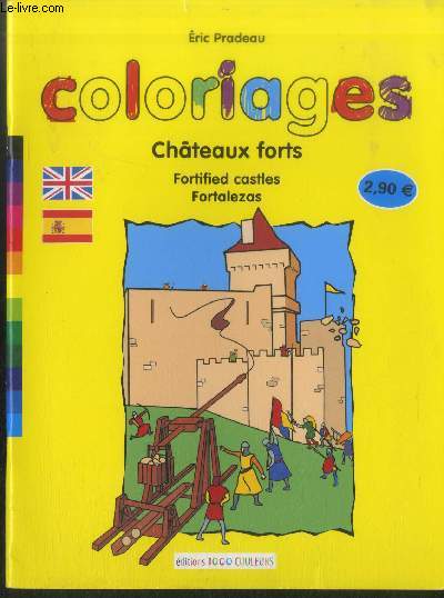 Coloriage : Chteaux forts - Fortified castles - Fortalezas