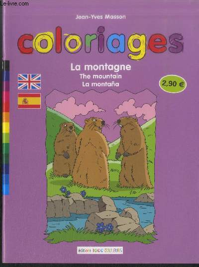 Coloriage : La montagne - The mountain - La montaa