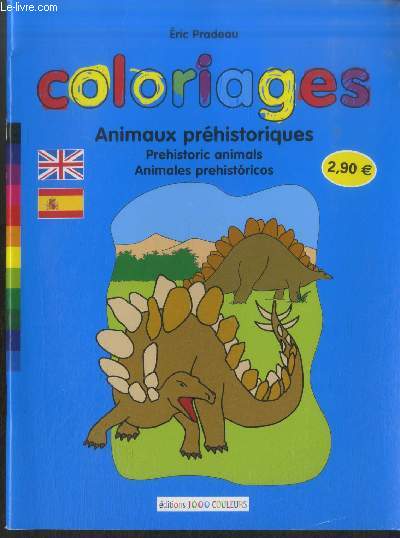 Coloriage : Animaux prhistoriques - Prehistoric animals - Animales prehistoricos
