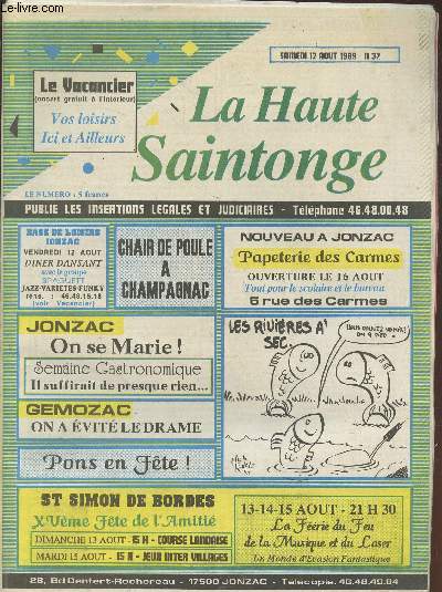 La Haute Saintonge n32 + supplment 