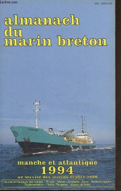 Alamanach du marin breton Manche et Atlantique 1994