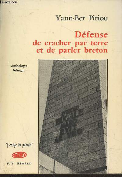 Dfense de cracher par terre et de parler breton (Collection : 