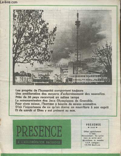 Prsence  l'agglomration Dacquoise. Sommaire : O enverrons-nous nos enfants cet t ? - On a trahi Bandido - 