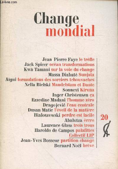 Change mondial (Collection : 