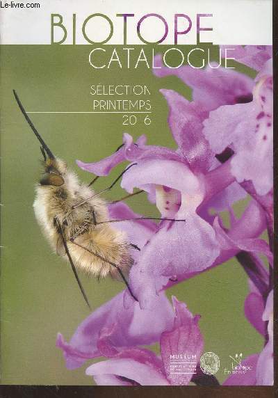 Biotope catalogue slection printemps 2016