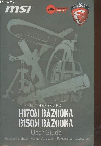 Motherboard H17OM Bazooka - B15OM Bazooka User Guide : Manuel d'utilisation - User Guide