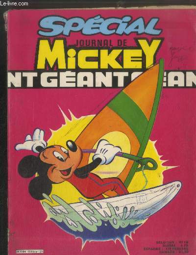 Journal de Mickey Spcial Gnat M1984 1511bis. Sommaire : Un rude combat - Dingo homme du monde - Mickey aime le calme - Onc'Donald et les insectes gants - Grand Loup hrite - l'argent ne fait pas le bonheur - le cavalier fantme - rien  faire -etc.