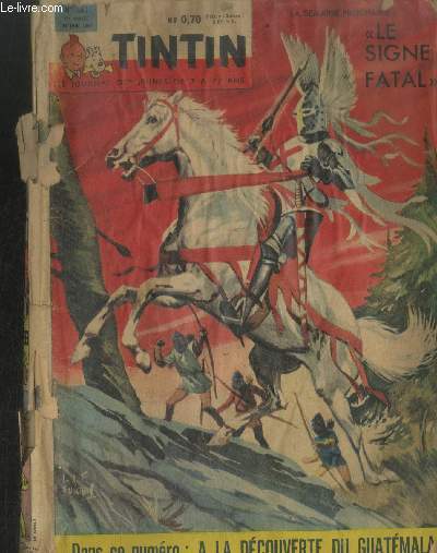 Tintin - Le journal des jeunes de 7  77 ans n661 - 13me anne 22 juin 1961. Sommaire: La conjuration de Catilina - L'affaire Tarentule - Les pionniers du dluge - Actualits - La dernire chance de Larry Parker - etc.