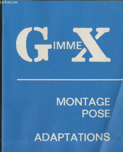 Brochure Gimmex : Montage, pose, adaptations