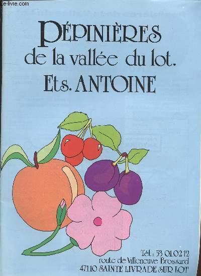 Ppinires de la valle du lot - Ets. Antoine