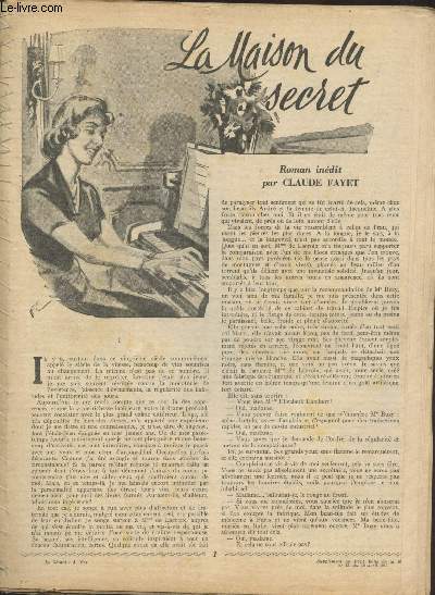 La Maison du secret - Tir  part des n15 au 24 du Supplment au Petit Echo de la Mode avril - juin 1955