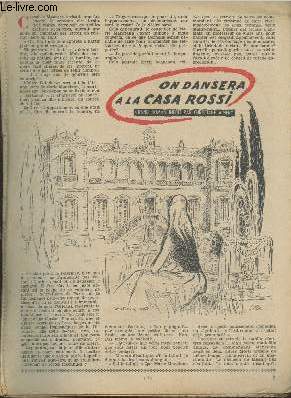 On dansera  la Casa Rossi - Tir  part de plusieurs numro d'un journal (titre non prcis)