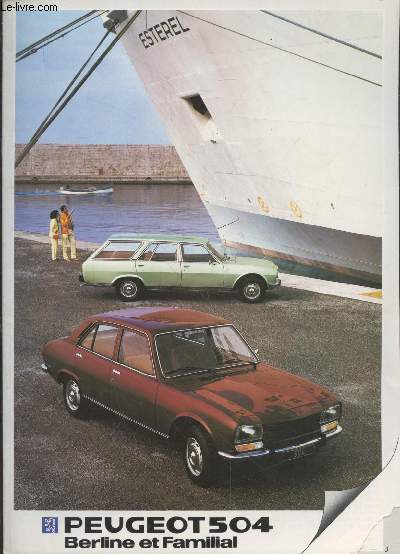 Brochure Peugeot 504 Berline et Familial