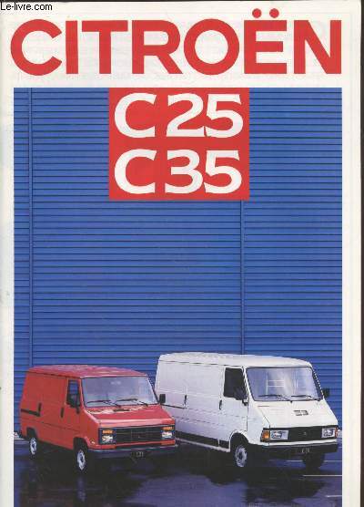 Brochure Citron C25 C35 anne-modle 1987