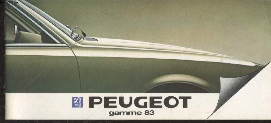 Peugeot gamme 83
