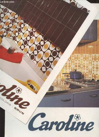 Lot de 2 brochures Caroline : Carreaux de faence