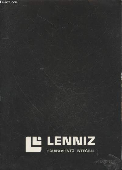 Brochure dpliante : Lenniz Equipamiento Integral